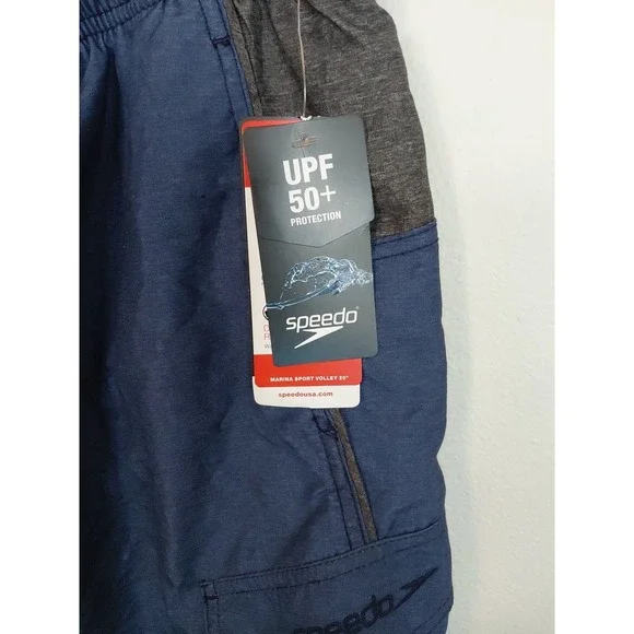 Mens Swim Speedo Size XXL  Marina Sport 9"  Shorts UPF 50+  Traveler Org $42 - Picture 4 of 7